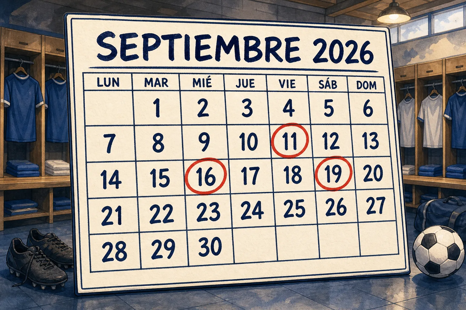 Calendario con los próximos partidos del Sevilla FC.